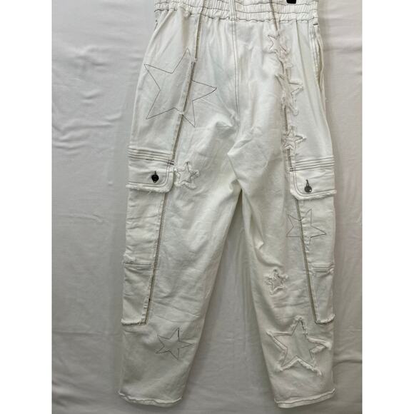 Cute Oli & Hali White Denim Jeans with Stars - Picture 7 of 13
